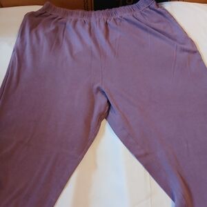 Woman Within Purple Pants